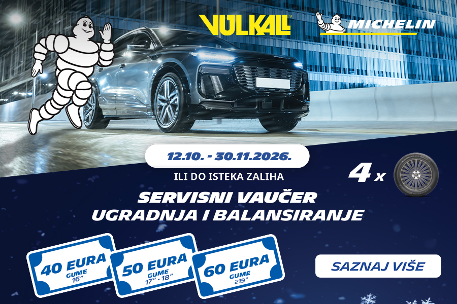 S MICHELINOM U ZIMU: Do 60 € vaučera uz kupnju 4 zimske ili cjelogodišnje Michelin gume
